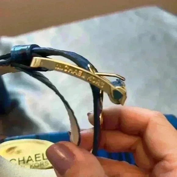 Michael Kors Blue Ankle Strap  shoes - Picture 4 of 10